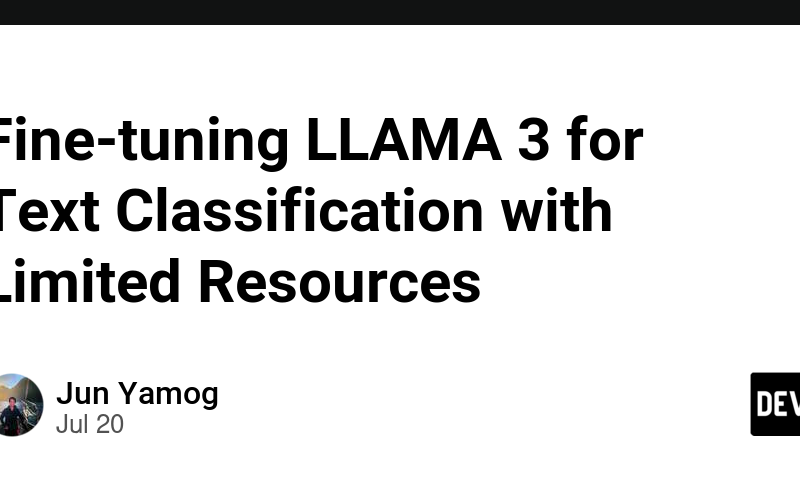 Fine-tuning LLAMA 3 for Text Classification with Limited Resources