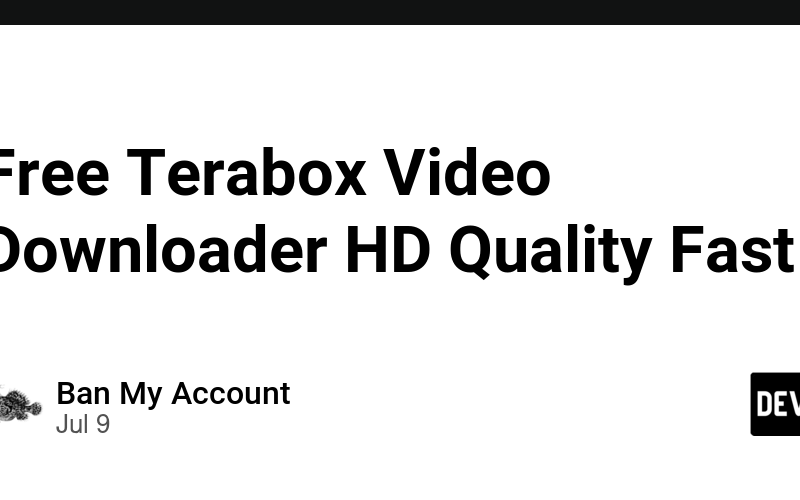 Free Terabox Video Downloader HD Quality Fast