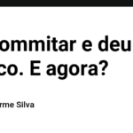 Fui commitar e deu branco. E agora?