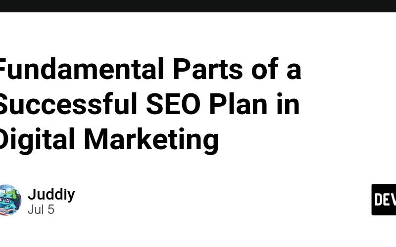 Fundamental Parts of a Successful SEO Plan in Digital Marketing