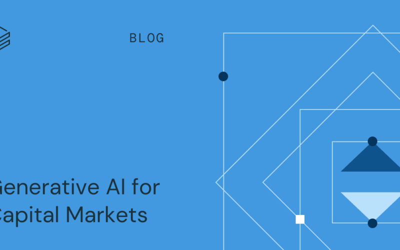 Generative AI for Capital Markets