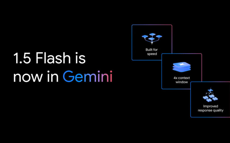 Google gives free Gemini users access to its faster, lighter 1.5 Flash AI model