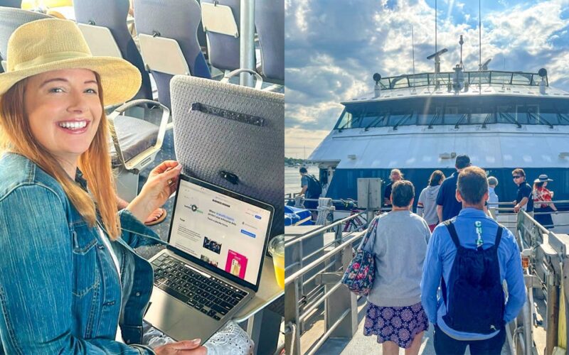 I spent $79 on a round-trip ferry to Martha's Vineyard. The ocean views and full-service bar weren't even the best parts.