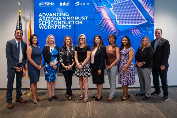 Intel's apprenticeship program announcement in Arizona.