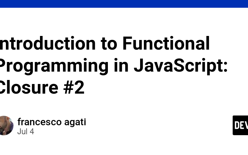 Introduction to Functional Programming in JavaScript: Closure #2