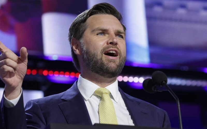 JD Vance leans head first into Trump populism in his first major moment