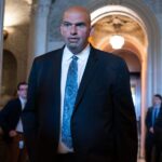 John Fetterman reportedly gauged Biden support at a Democratic lunch, but only a few senators wanted the president to stay in the race