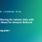 Metadata filtering for tabular data with Knowledge Bases for Amazon Bedrock | Amazon Web Services