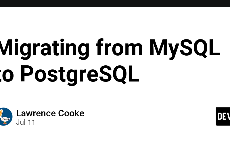 Migrating from MySQL to PostgreSQL