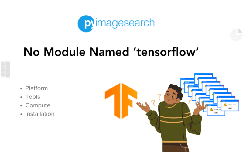 No Module Named 'tensorflow' - PyImageSearch