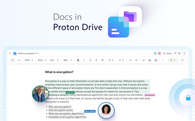 Proton launches its own version of Google Docs