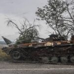 Russian forces appear to be making crude artillery guns by pulling the main armaments off of old BMP armored fighting vehicles