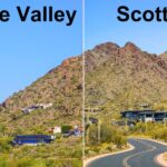 Scottsdale and Paradise Valley are both in Arizona's millionaire hub, but it's clear why one suburb is more expensive than the other.