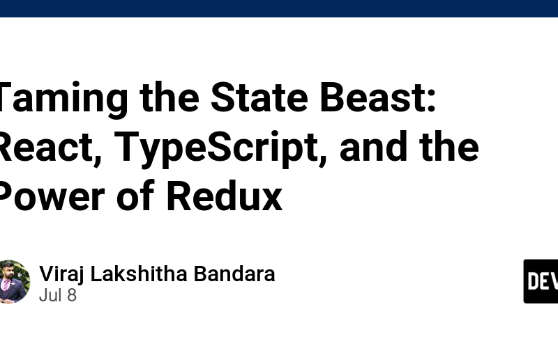 Taming the State Beast: React, TypeScript, and the Power of Redux