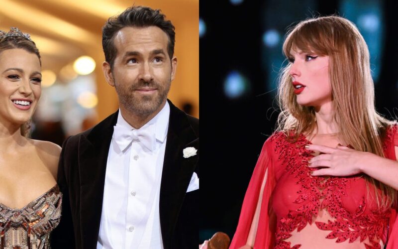 Taylor Swift subtly let slip she's the godmother of Ryan Reynolds and Blake Lively's kids while praising the new 'Deadpool' movie