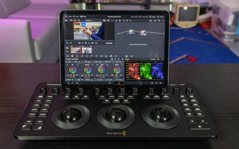 The iPad and Blackmagic’s Micro Color Panel make strange bedfellows