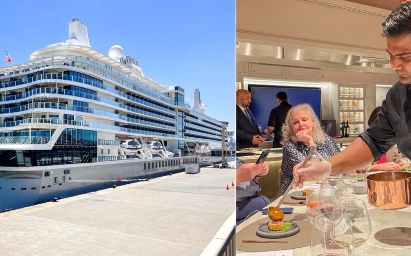 This is what food on a new $675-per-day ultra-luxury cruise ship is like, from endless caviar to a sushi buffet