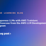 Unlocking Japanese LLMs with AWS Trainium: Innovators Showcase from the AWS LLM Development Support Program | Amazon Web Services