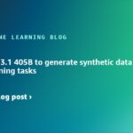 Use Llama 3.1 405B to generate synthetic data for fine-tuning tasks | Amazon Web Services