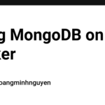 Using MongoDB on Docker