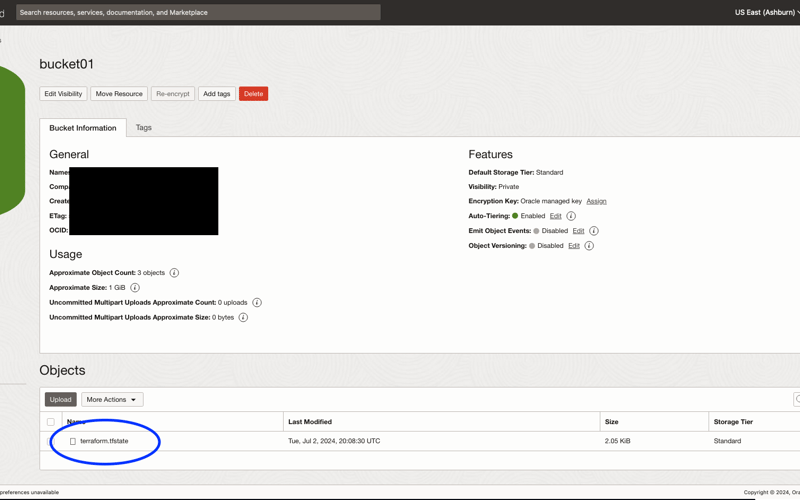 Using OCI Bucket for Terraform/OpenTofu remote state backend