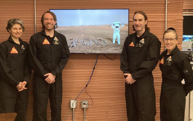 Volunteers who lived in NASA’s Mars simulation for over a year will finally emerge today