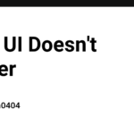 Your UI Doesn't Matter