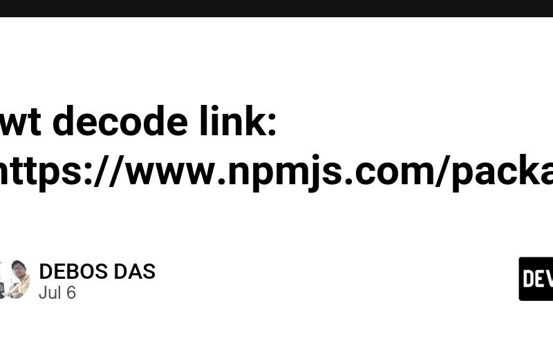 jwt decode link: https://www.npmjs.com/package/jwt-decode