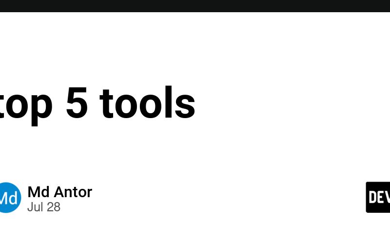 top 5 tools