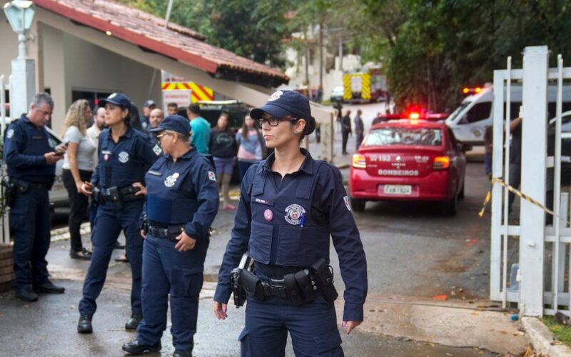 A plane crashed in a Brazil neighborhood, with all aboard feared dead