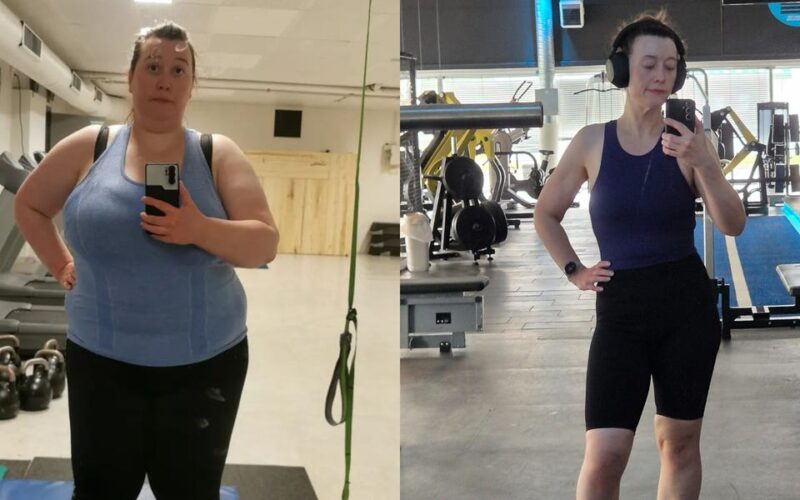 A woman lost 159 pounds when she quit strict diets that left her feeling starving. She shared 2 tips that mean she's never hungry.