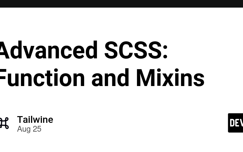 Advanced SCSS: Function and Mixins