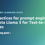 Best practices for prompt engineering with Meta Llama 3 for Text-to-SQL use cases | Amazon Web Services