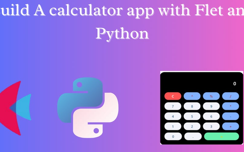 Building a calculator using Flet with python