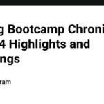 Coding Bootcamp Chronicles: Week 4 Highlights and Learnings