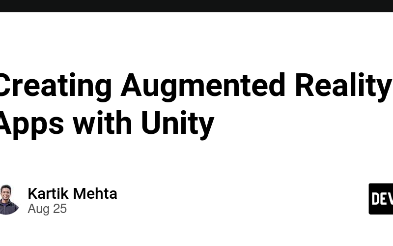 Creating Augmented Reality Apps with Unity