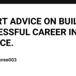 EXPERT ADVICE ON BUILDING A SUCCESSFUL CAREER IN DATA SCIENCE.