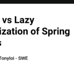 Eager vs Lazy Initialization of Spring Beans