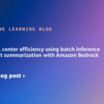 Enhance call center efficiency using batch inference for transcript summarization with Amazon Bedrock | Amazon Web Services