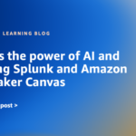 Harness the power of AI and ML using Splunk and Amazon SageMaker Canvas | Amazon Web Services