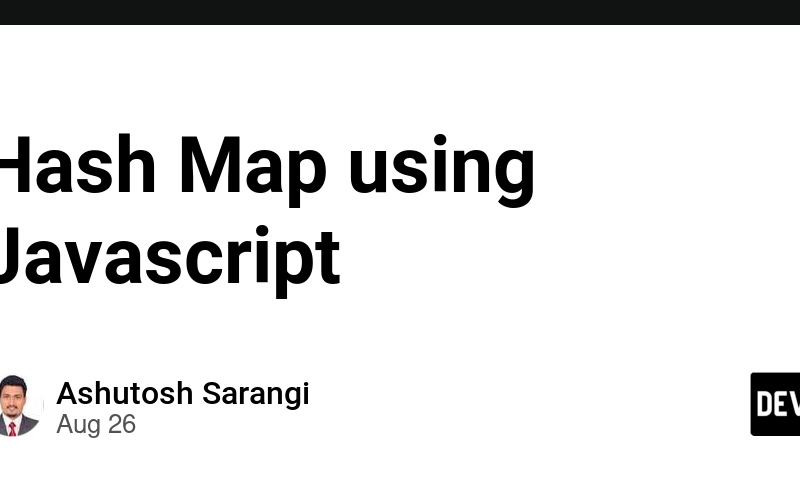 Hash Map using Javascript