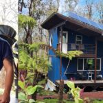 He's spent 5 years building a cabin in the woods in Hawaii to escape the Minnesota winters. Now, he's planning to move there for good.