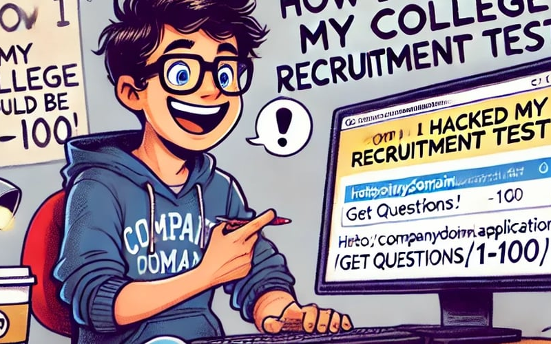 How I Hacked a Company Recruitment Test The Unexpected Tech Adventure of My College Life