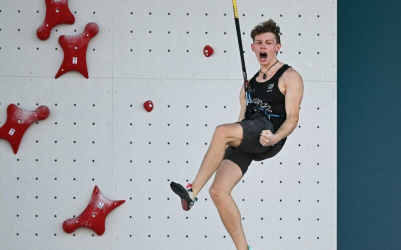 How New Zealand's fastest speed climber trains for the Olympics