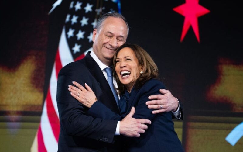 Kamala Harris and Doug Emhoff could become a history-making president and first gentleman. Here's a timeline of their relationship.