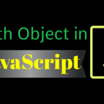 Math Object in JavaScript.!