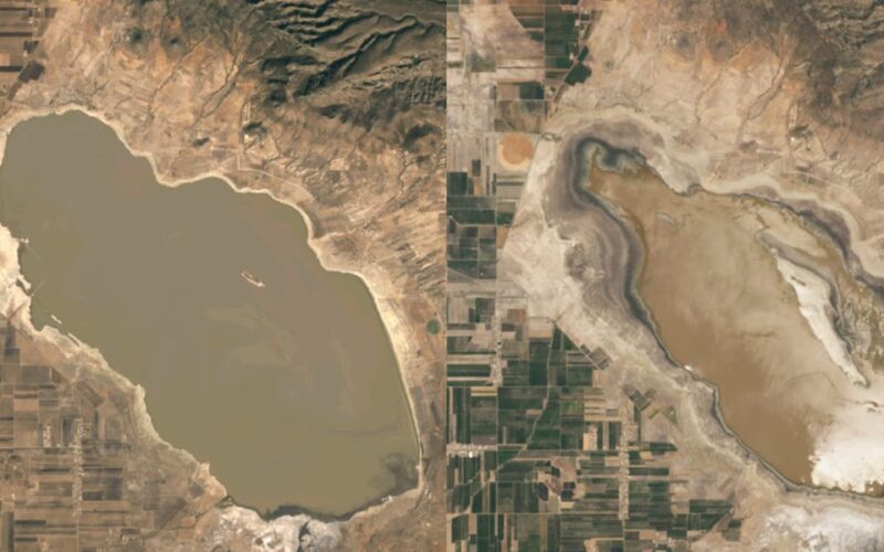 Mexico's draught is so severe you can see the effects from space