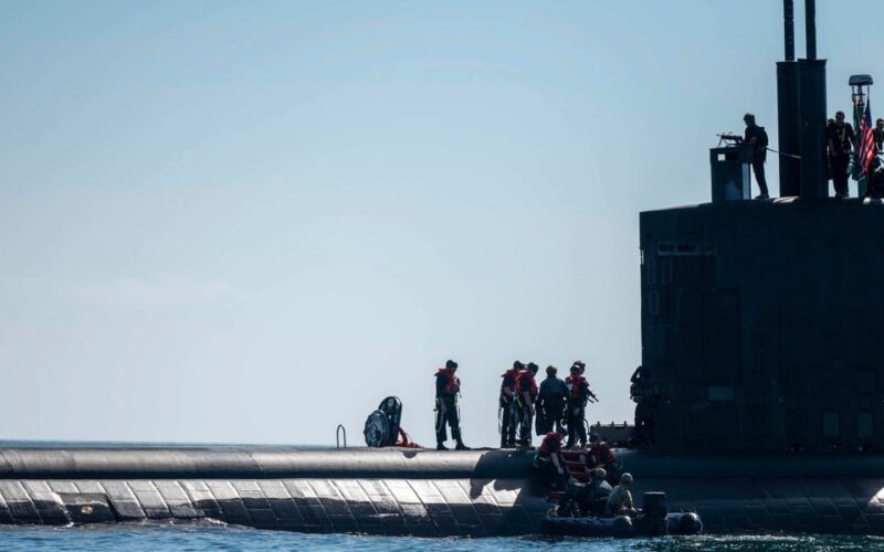 Navy SEALs dropped in on a nuclear-powered submarine in the Pacific, drilling for a higher-end fight