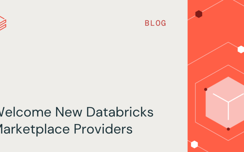 New Providers on Databricks Marketplace