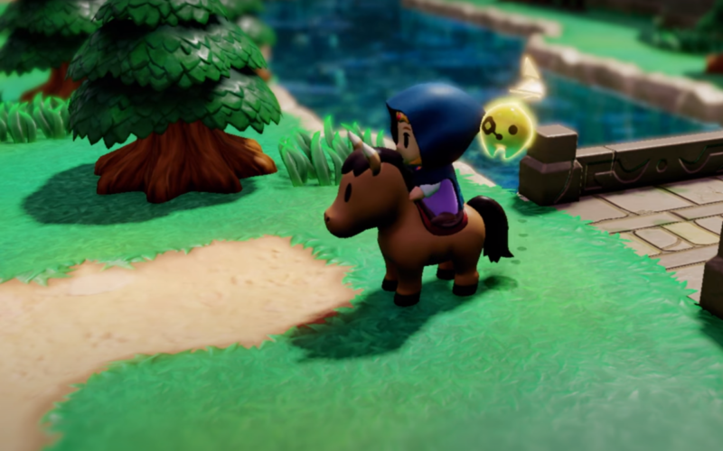 New Zelda footage features cute horseback riding and uh, smoothie shops